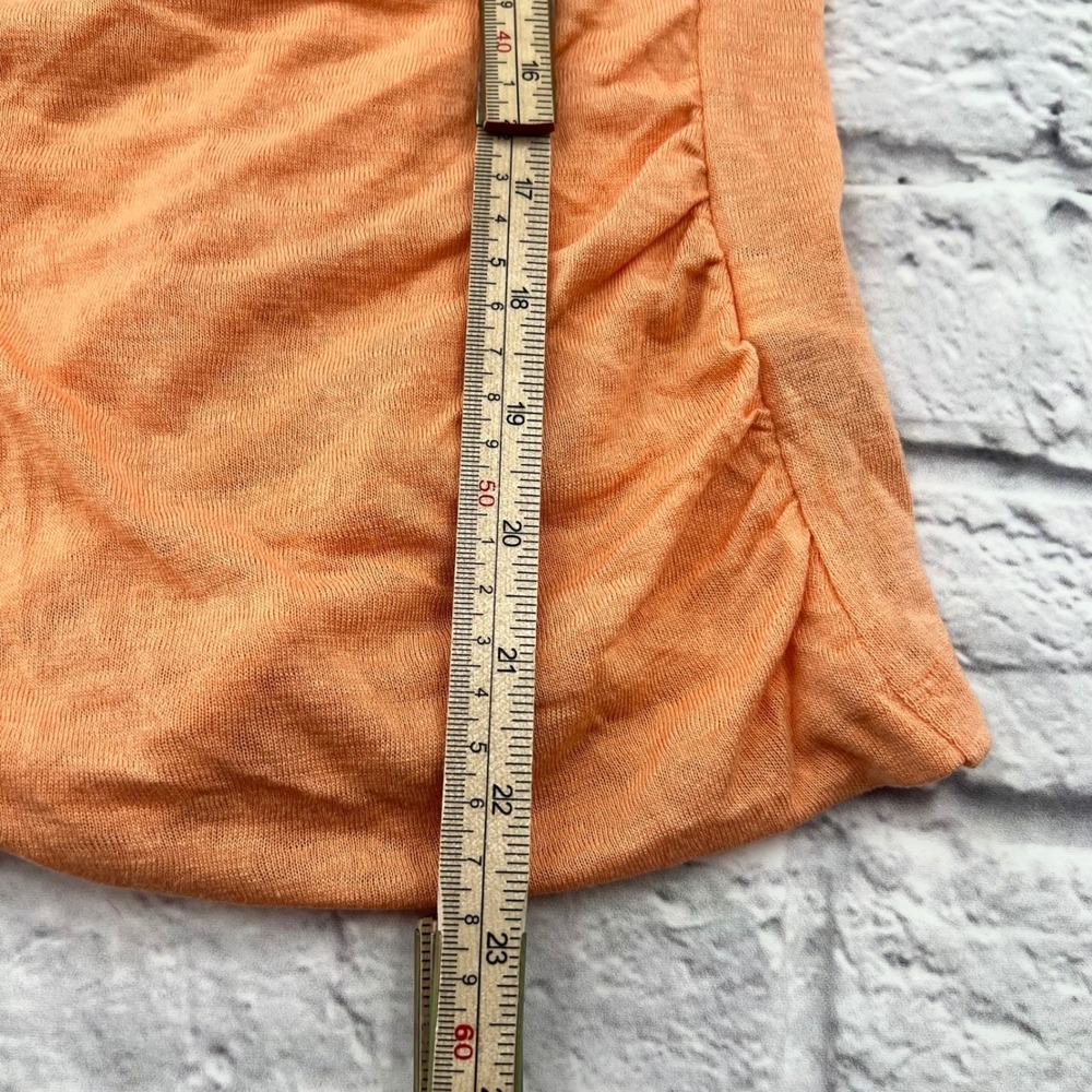 Athleta Breezy Wrap Tank Top Womens Small Orange Sleeveless Casual Shirt - Picture 7 of 8